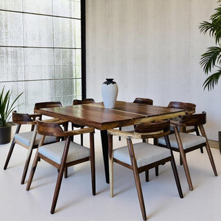 Mesa de Comedor Bari Cuadrada 8P 1.60M