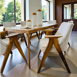 Mesa de Comedor Cosmo 6P Parota