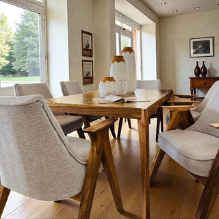 Mesa de Comedor Cosmo 6P 1.65M TABLA 1"