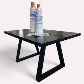 Mesa de Comedor Doha 6P Chapa Encino Negro