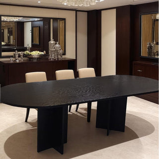 Mesa de Comedor Glam Chapa Encino Chocolate