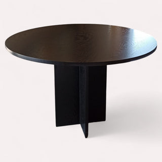 Mesa de Comedor Glam 4P 1.20M Chapa Encino Chocolate