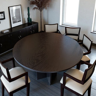 Mesa de Comedor Glam 6P 1.50M Chapa Encino Cholocate
