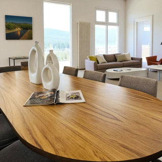 Mesa de Comedor Glam 8P 2.40M Chapa Parota