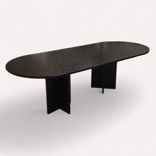Mesa de Comedor Glam Chapa Encino Chocolate