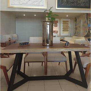 Mesa de Comedor Lonja 6P Parota