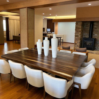 Mesa de Comedor Luxury Tableada 12P Parota
