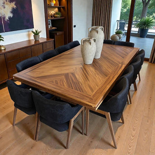 Mesa de Comedor Merida 12P 2.80M Chapa Parota