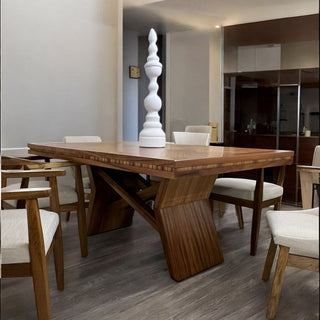 Mesa de Comedor Merida 8P Chapa Parota
