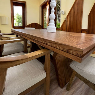 Mesa de Comedor Merida 6P Chapa Parota