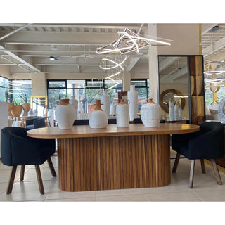 Mesa de Comedor Oval 6P
