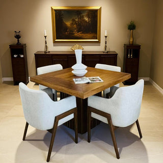 Mesa de Comedor Tulum 4P 1.20M Chapa Parota