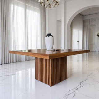 Mesa de Comedor Tulum 8P Chapa Parota