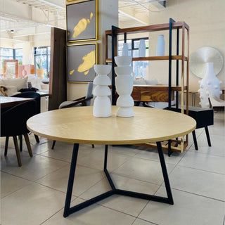 Mesa de Comedor VIgo 6P 1.50M Chapa Encino Nieve