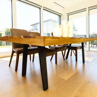 Mesa de Comedor Bari 8P 2.20M Parota