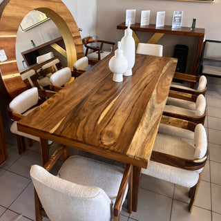 Mesa de Comedor Bari 8P Rectangular Parota