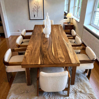 Mesa de Comedor Bari 8P 2.20M Parota