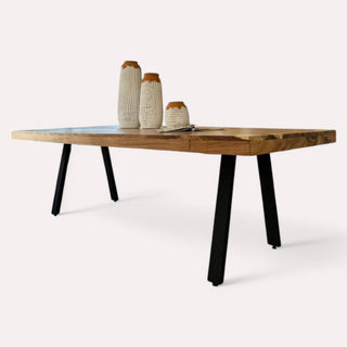Mesa de Comedor Bari 8P 2.20M Parota