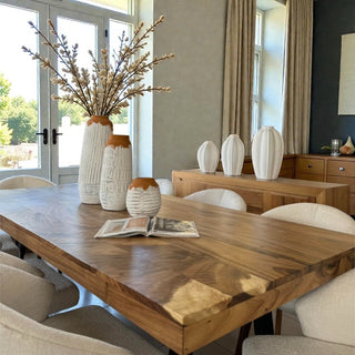 Mesa de Comedor Bari 8P 2.40M Parota