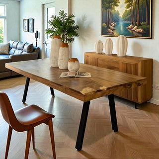 Mesa de Comedor Bari 8P 2.20M Parota