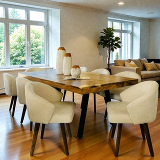 Mesa de Comedor Bari 8P 2.20M Parota