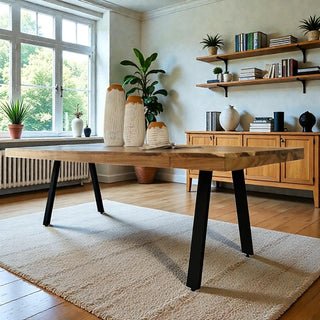 Mesa de Comedor Bari 8P 2.20M Parota