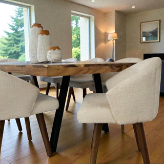 Mesa de Comedor Bari 8P 2.20M Parota
