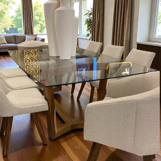Mesa de Comedor Brisa 8P 2.20M Parota