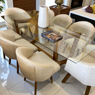 Mesa de Comedor Brisa 8P 2.20M Parota
