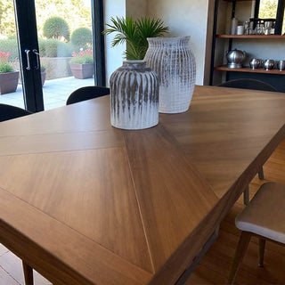 Mesa de Comedor California Chapa Parota