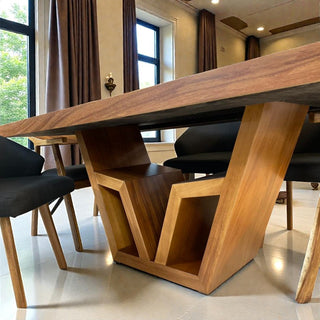 Mesa de Comedor California 6P 1.74M Chapa Parota
