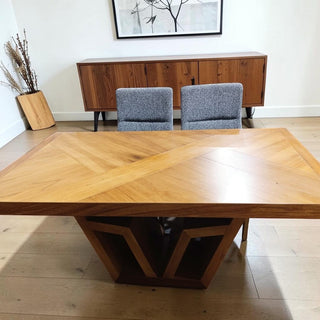 Mesa de Comedor California 6P 1.74M Chapa Parota
