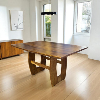 Mesa de Comedor Dinamarca 6P 1.60M Rosa Morada Tabla 1"