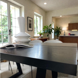 Mesa de Comedor Doha 6P Chapa Encino Negro