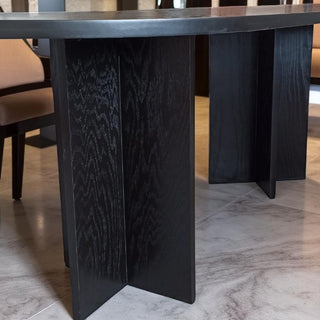 Mesa de Comedor Glam Chapa Encino Chocolate