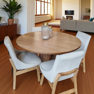 Mesa de Comedor Glam 4P Chapa Parota