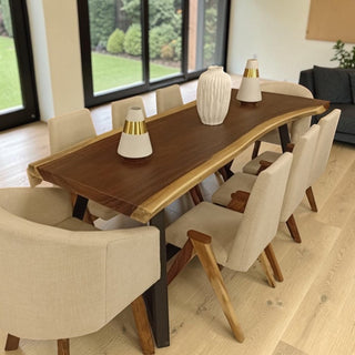 Mesa de Comedor Lonja 6P 1.80M Parota