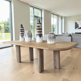 Mesa de Comedor LP 8P 2.40M Chapa Parota Talqueda