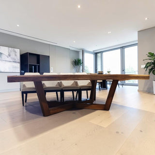 Mesa de Comedor Luxury 12P 2.70M Parota