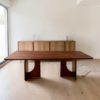 Mesa de Comedor Lux 8P 2.20M Tabla 1"