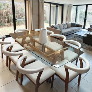 Mesa de Comedor Marruecos 8P 2.20M Parota