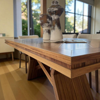 Mesa de Comedor Merida 8P 2M Chapa Parota