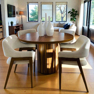 Mesa de Comedor Soumaya 4P 1.20M Chapa Parota