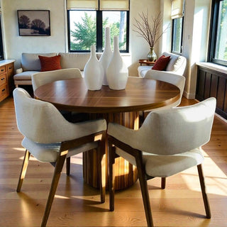 Mesa de Comedor Soumaya 4P 1.20M Chapa Parota