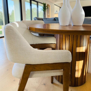 Mesa de Comedor Soumaya 4P 1.20M Chapa Parota