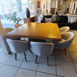 Mesa de Comedor Tulum 8P 1.55M Chapa Parota