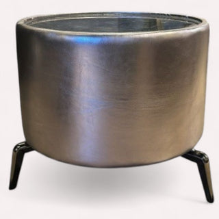 Mesa Lateral Greco Piel Silver Chica