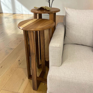 Mesa Lateral Valentina Set de 2 Parota