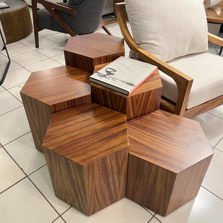Mesa Lateral Panal Sin Cristal Set de 5