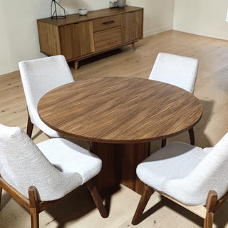 Mesa de Comedor Glam 4P 1.20M Chapa Parota